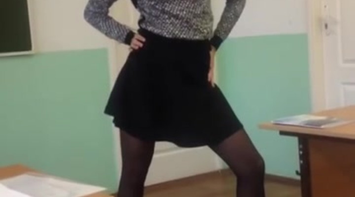 Crazy Russian Woman Dancing On 46