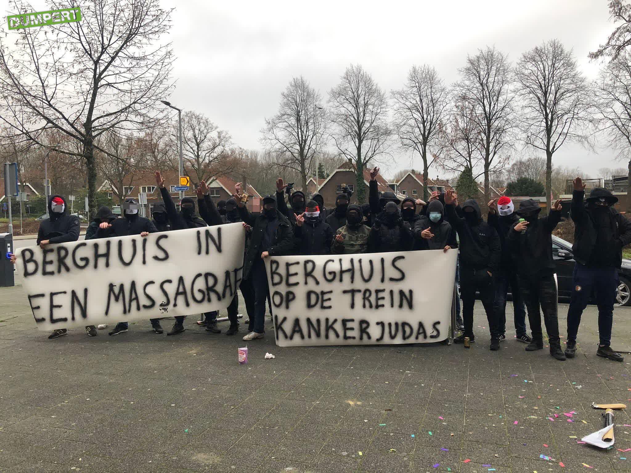 Feyenoorders met een boodschap