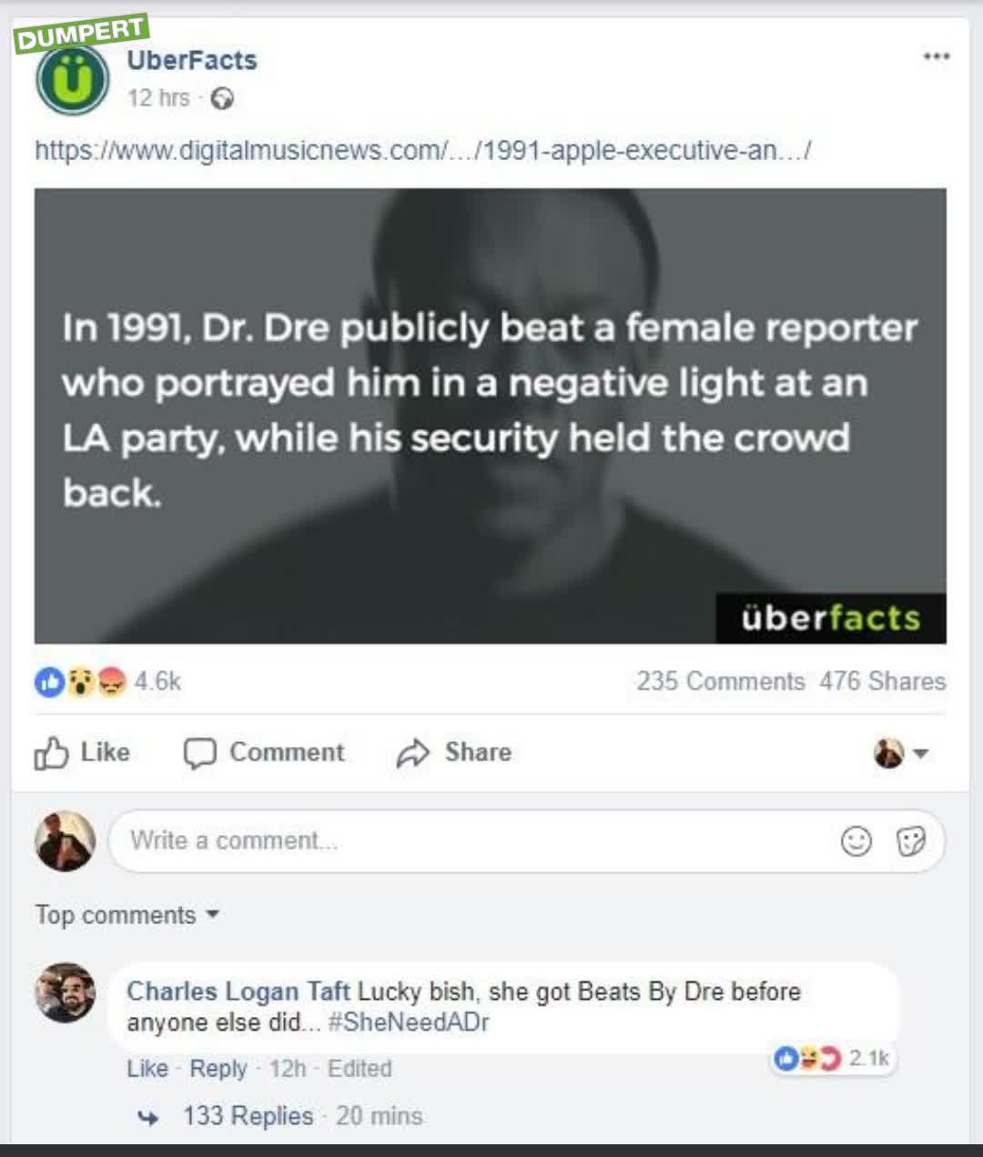 Scherp over Dr.Dre