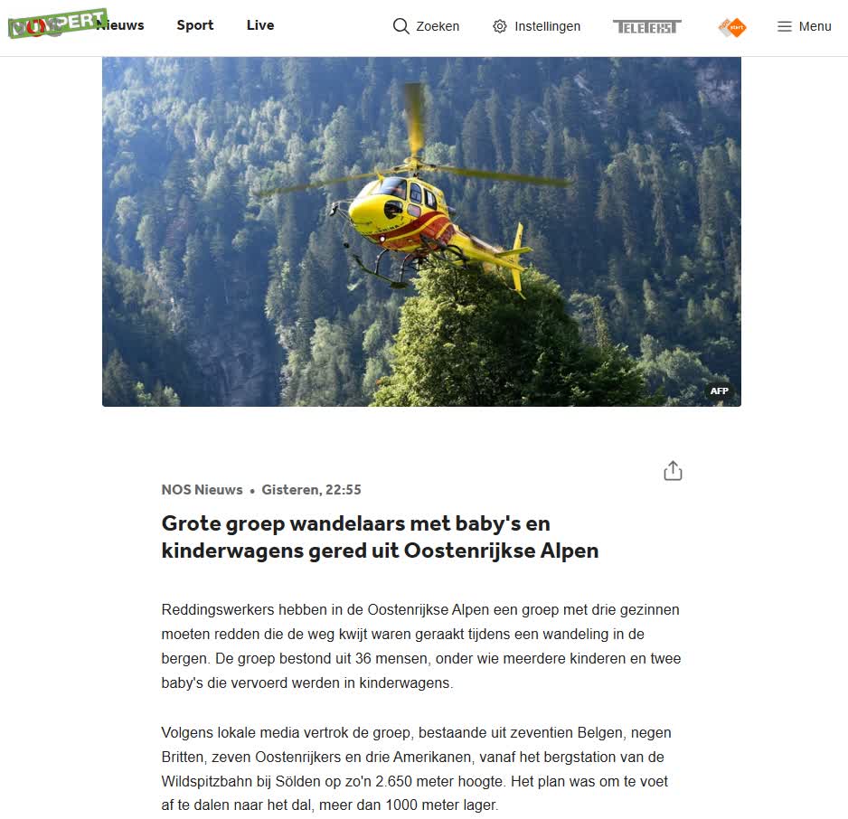 Je zal er maar hiken met je kinderwagen