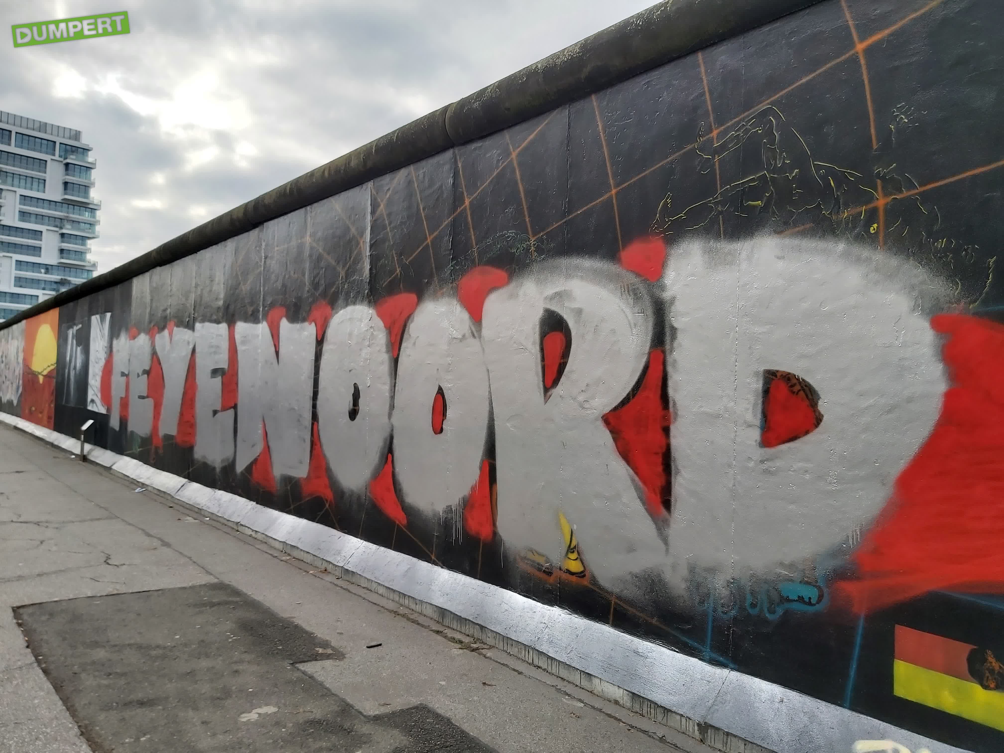 Feyenoord-supporters in Berlijn