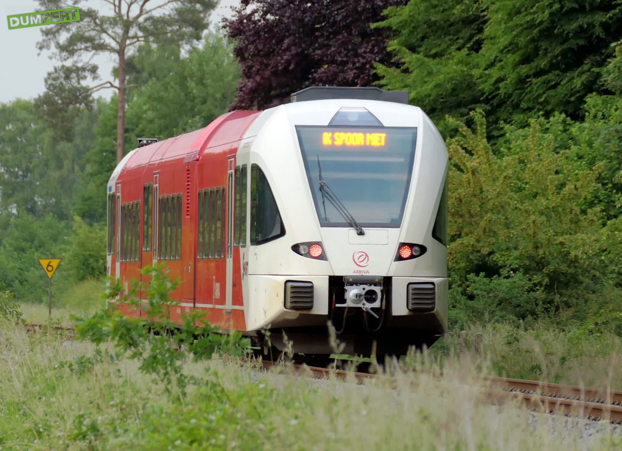 Ik ga per spoor