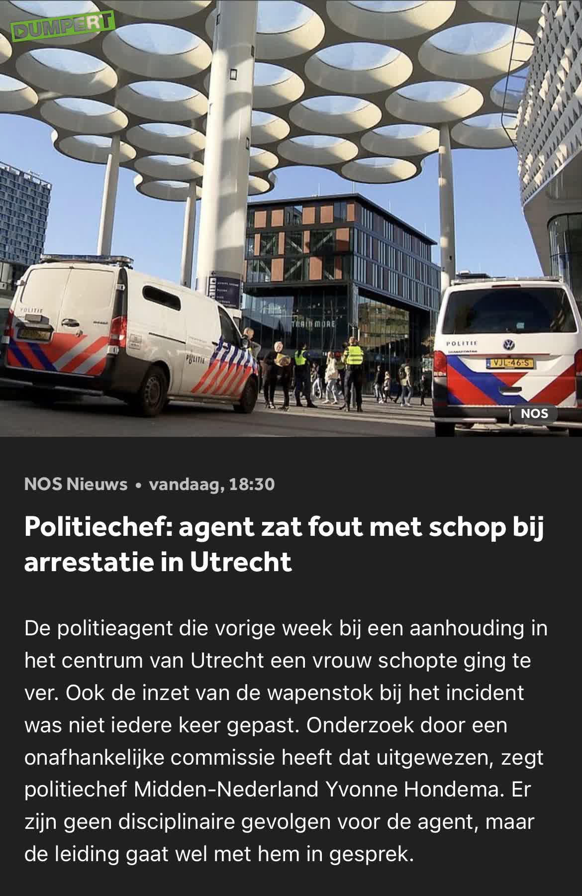 Politiechef pal achter de politieagent