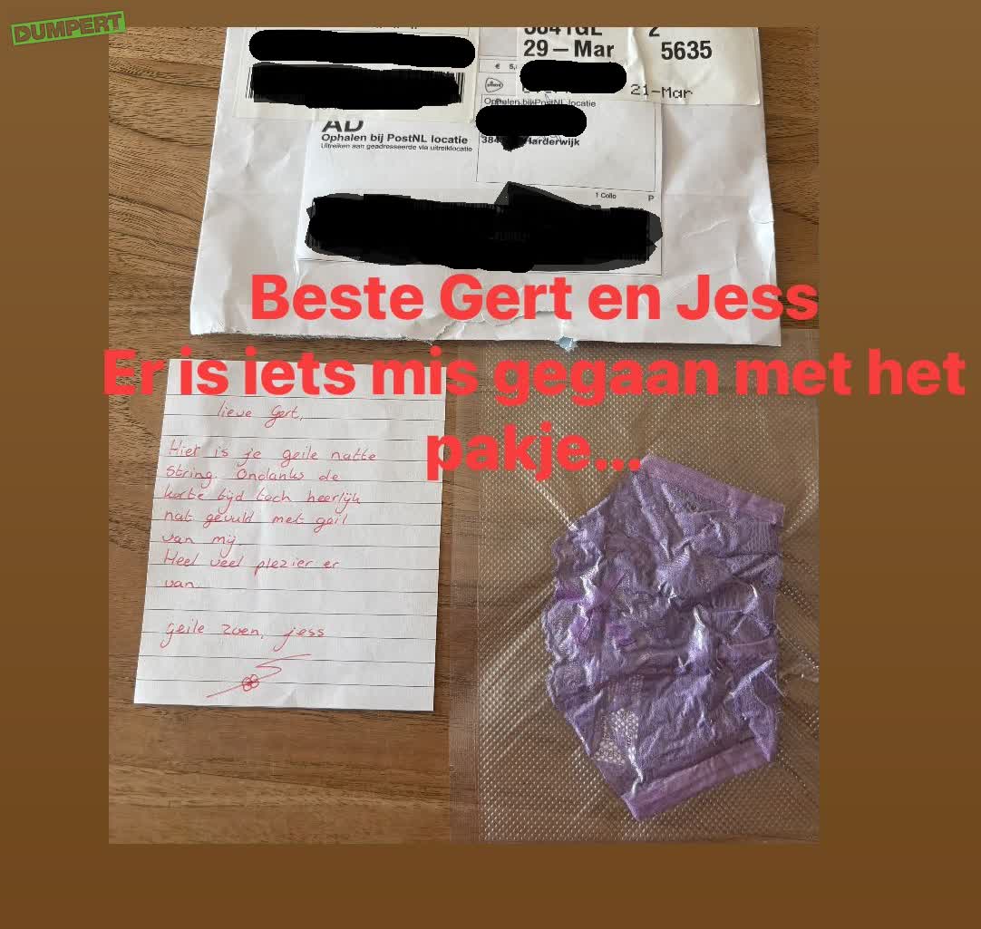 Verkeerd pakketje gekregen 