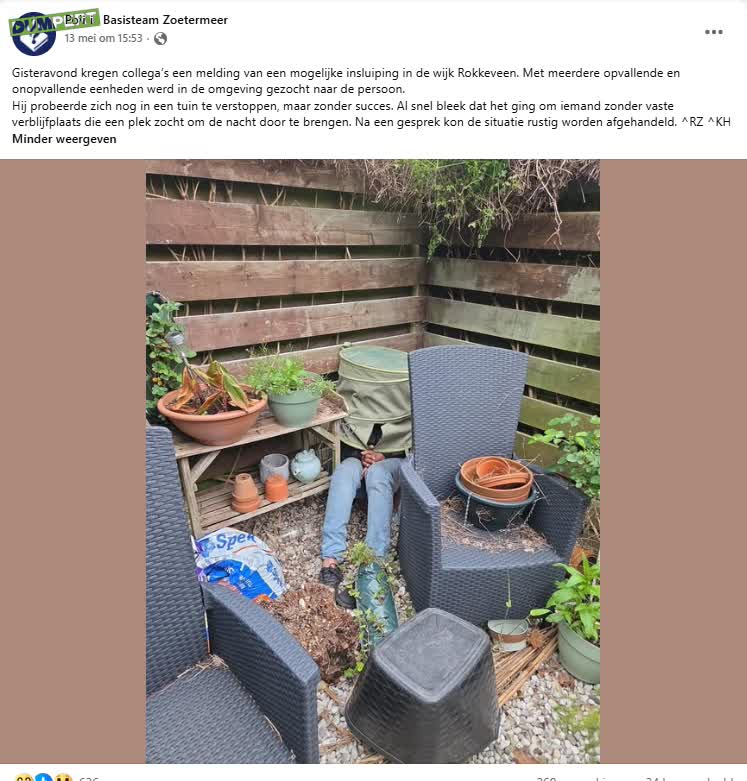 Verstoppertje spelen met de politie Zoetermeer