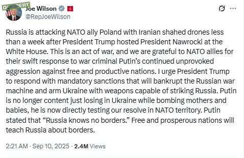 Russische drones neergehaald in Polen