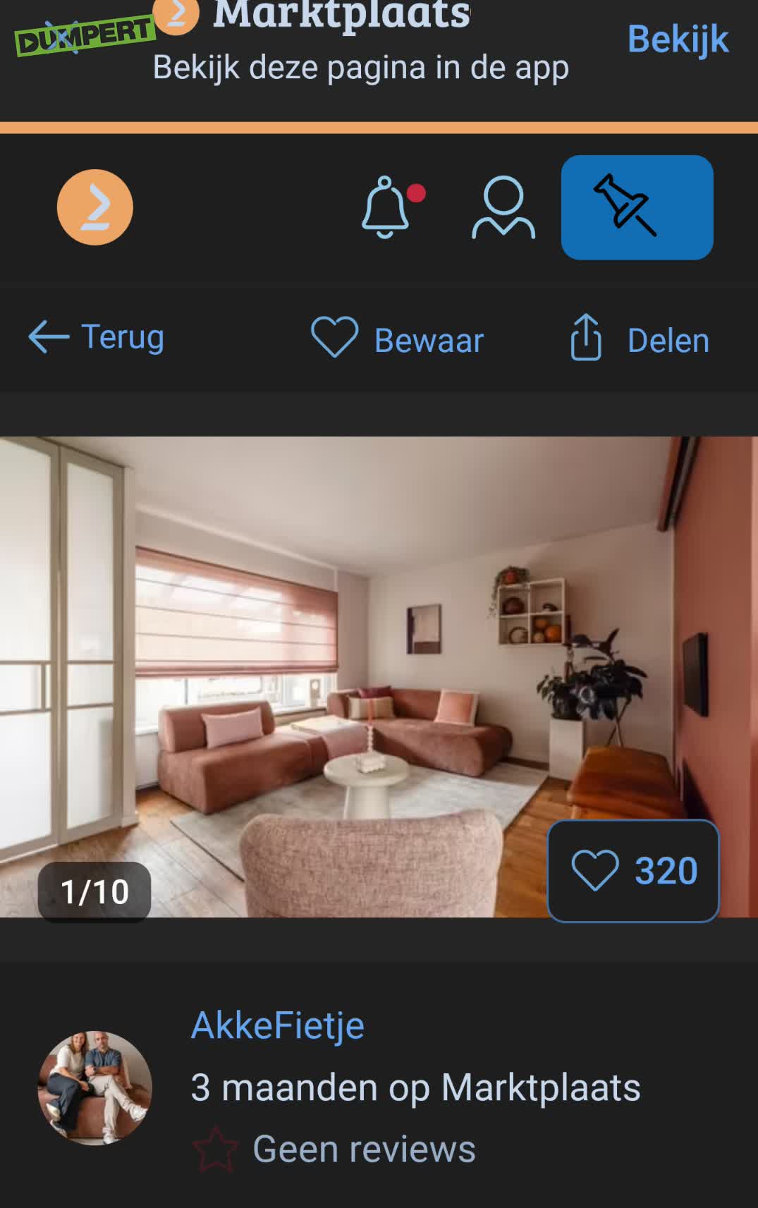 Akkefietje op Marktplaats!