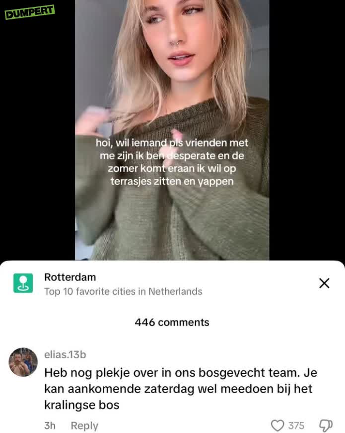 Zijn er nog mensen om mee te yappen op een terrasje ofzo?