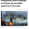30-Jaar oude F-16 crash Hengelo voldoet niet aan PFAS-normen