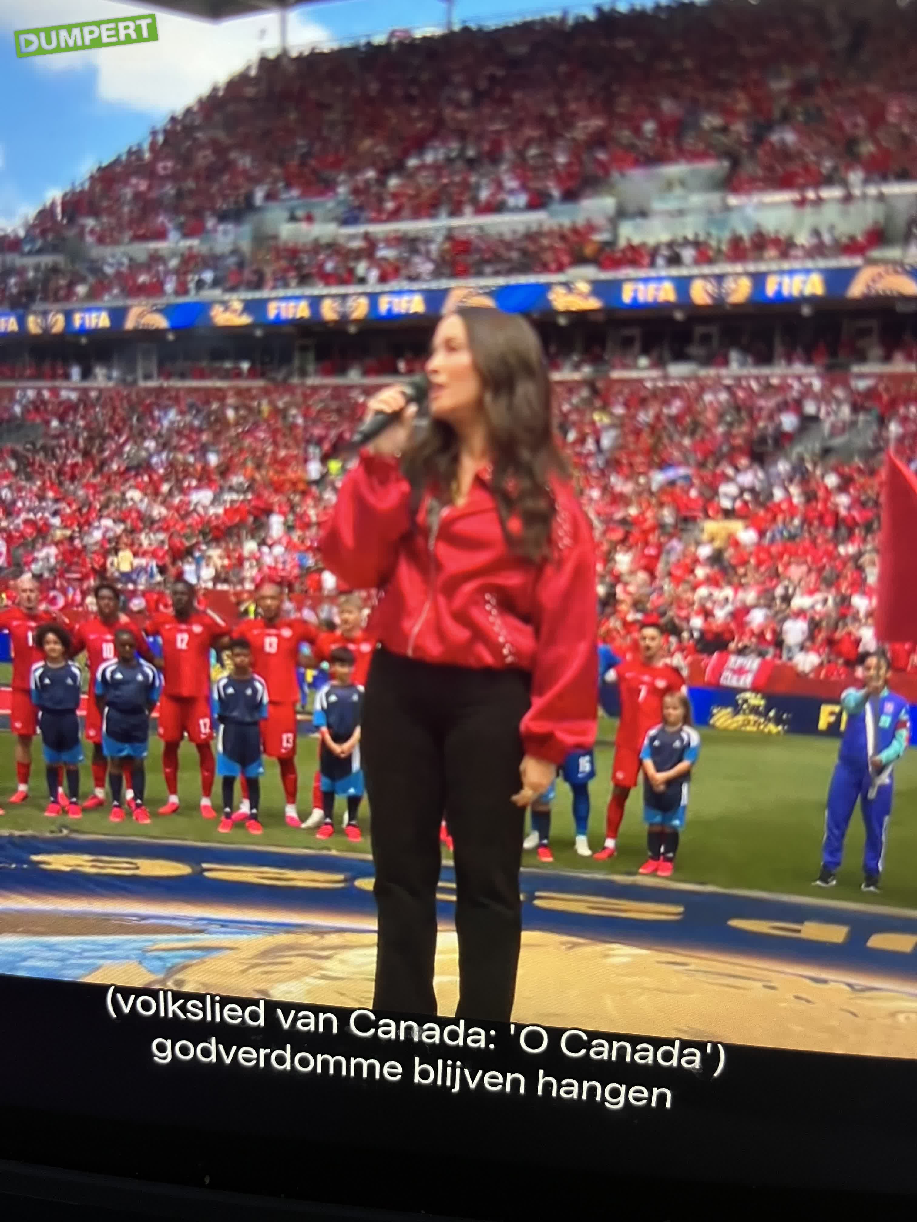 Ondertiteling volkslied Canada