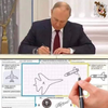 Poetin heeft wat papierwerk.