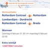 NS heeft weer vertraging hoor