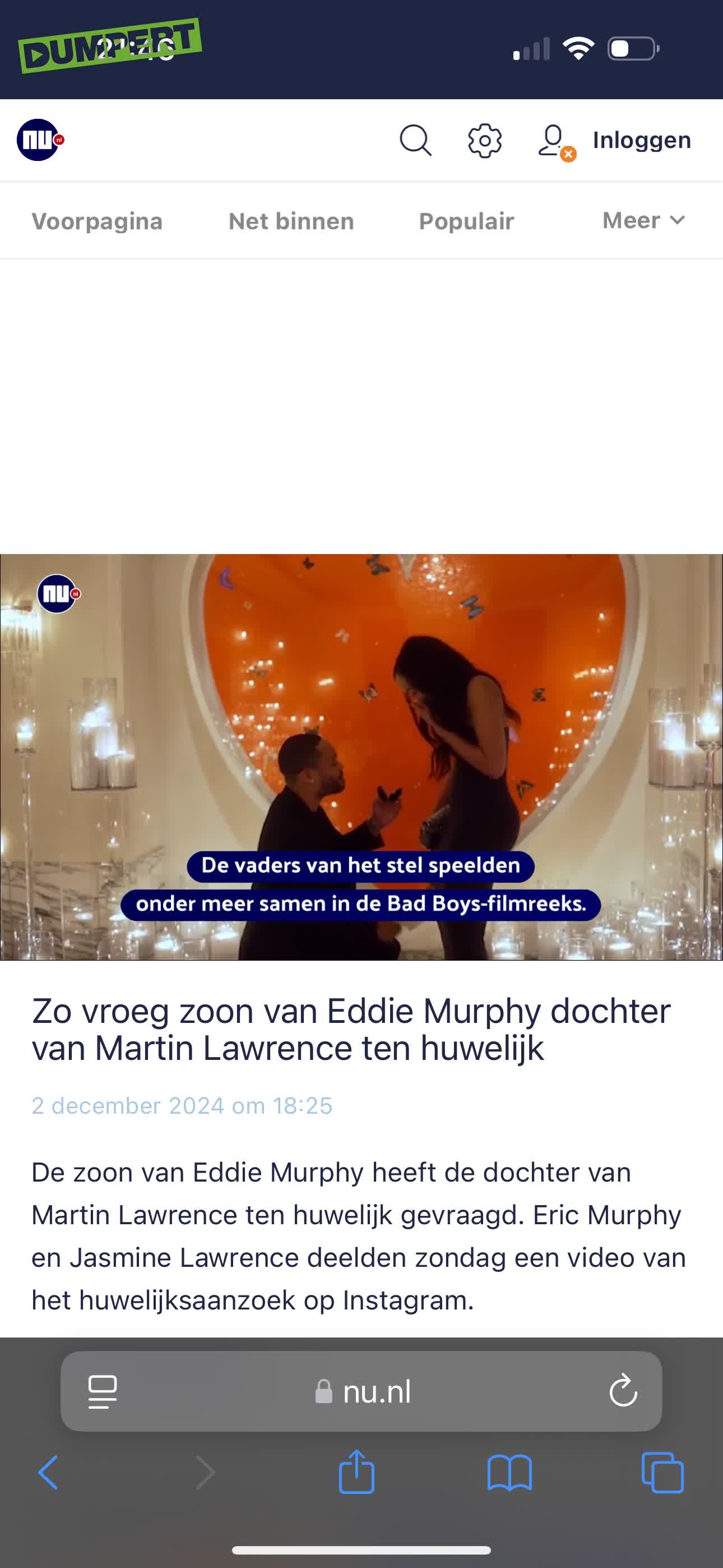 Nu.nl redactie niet uitnodigen voor de pubquiz