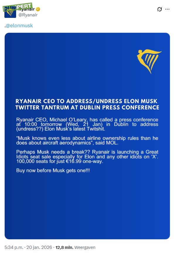 Elon heeft weer eens ruzie op twitter