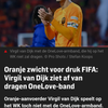 Oranje bukt even voor de FIFA