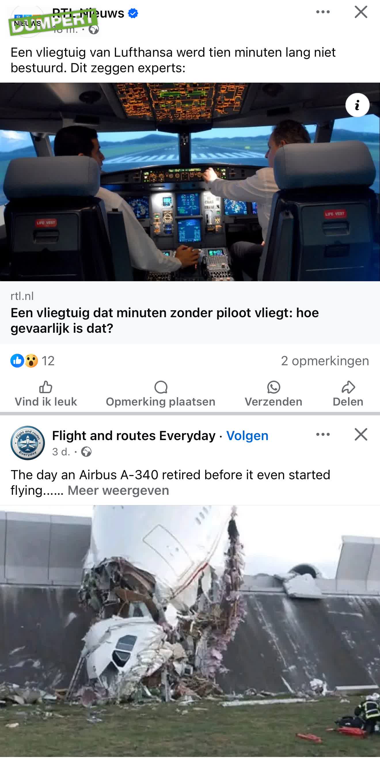 Ja! Hoe gevaarlijk is dat, Facebook?
