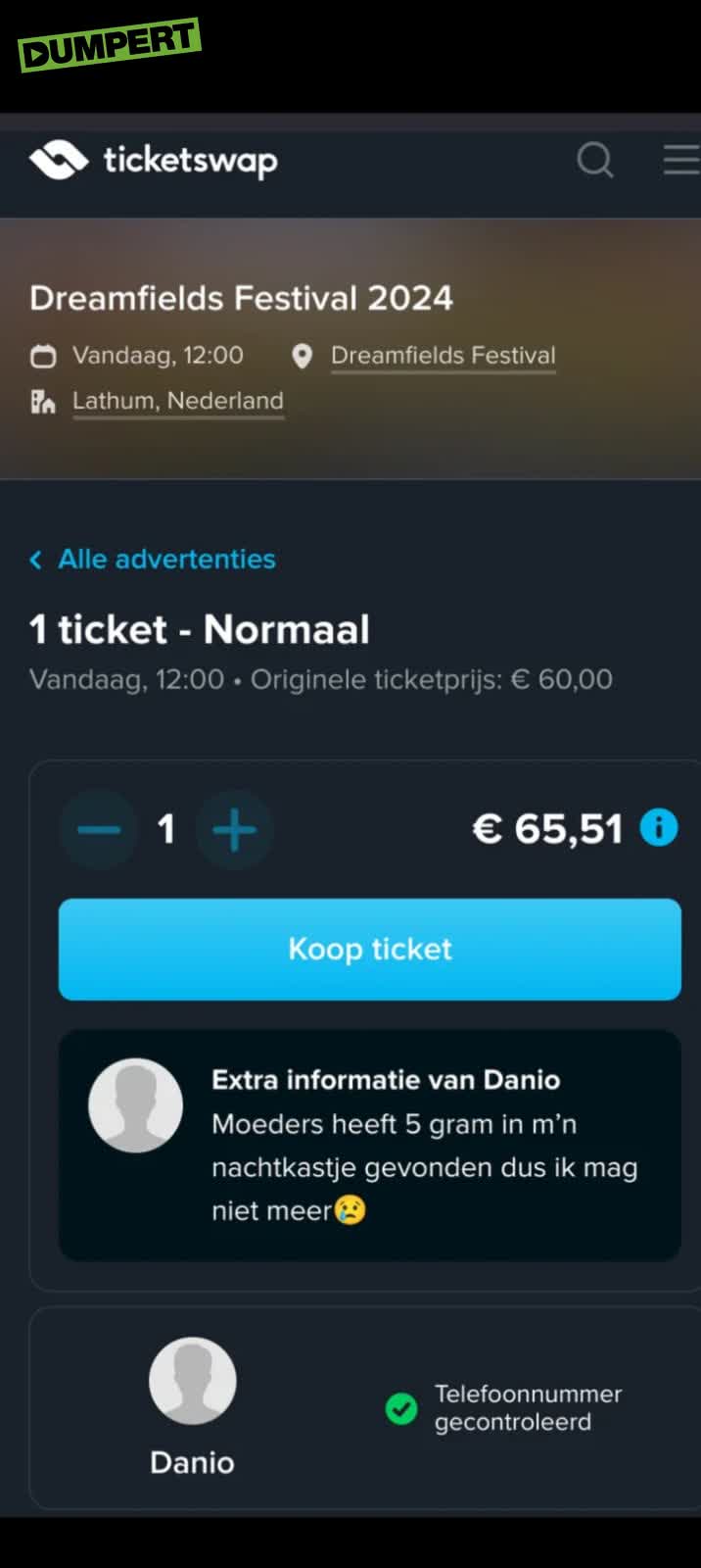 Je (5) gram halen