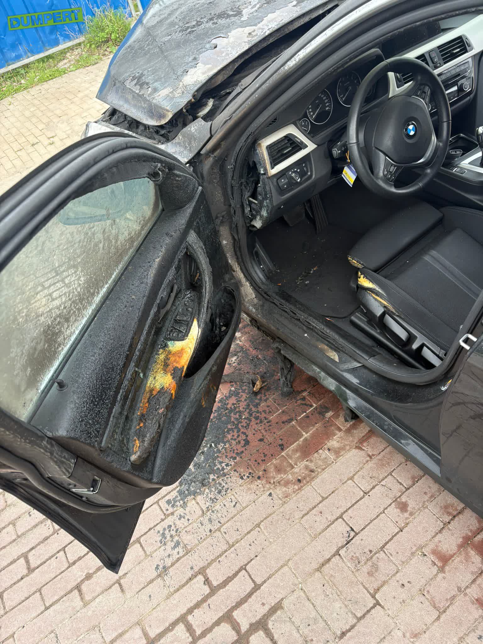 BMW in de fik