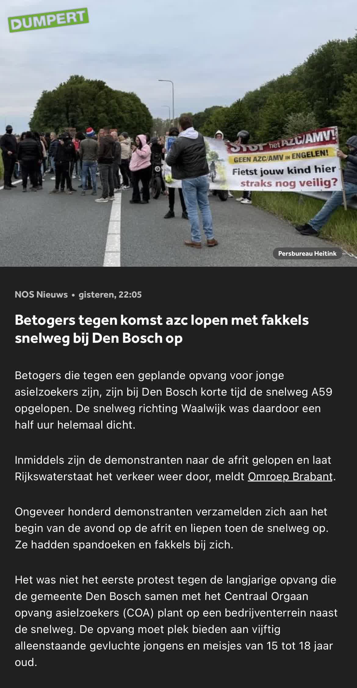 Staan ze wéér de snelweg te blokkeren