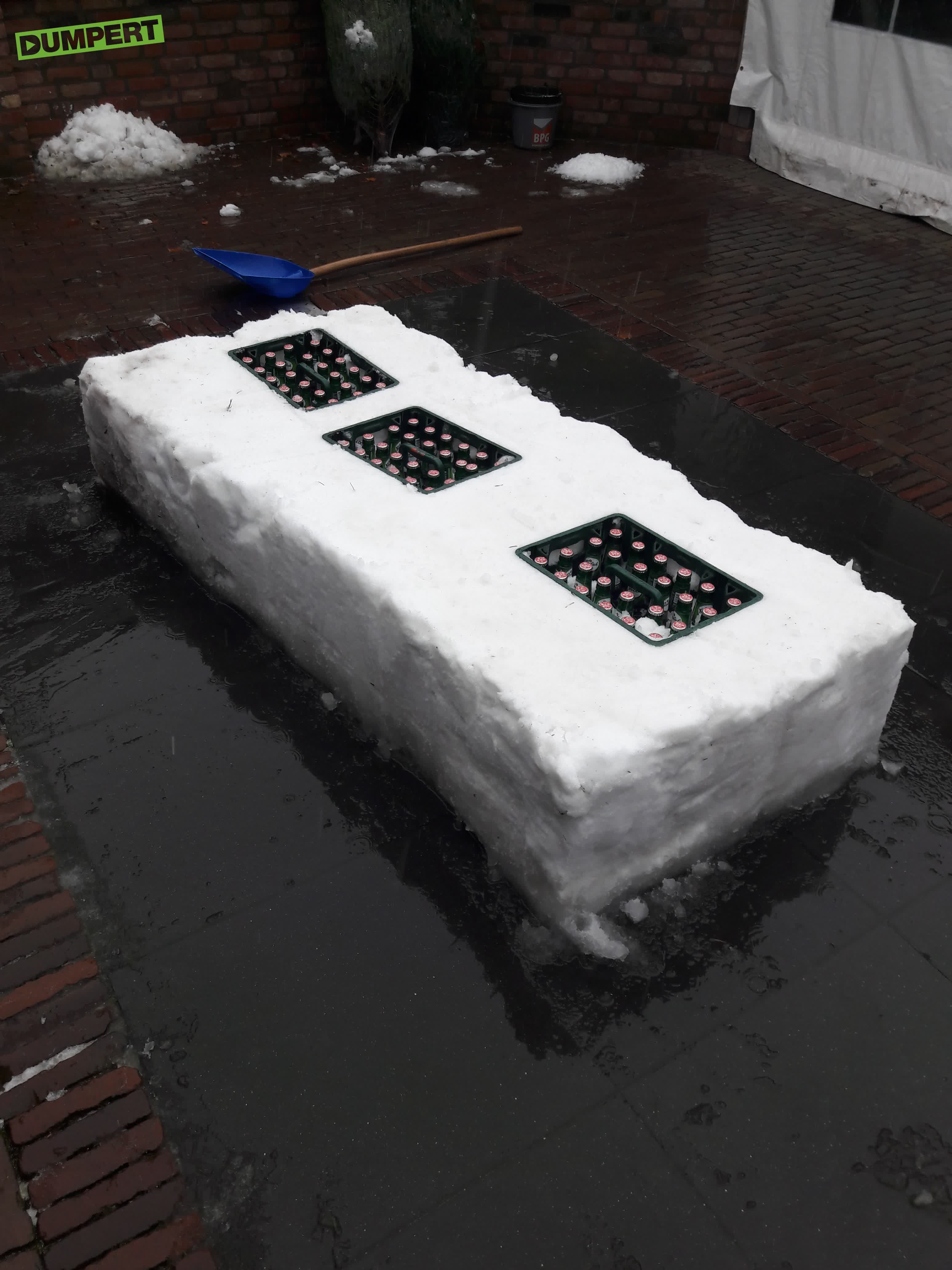 Is die sneeuw toch nog ergens goed voor