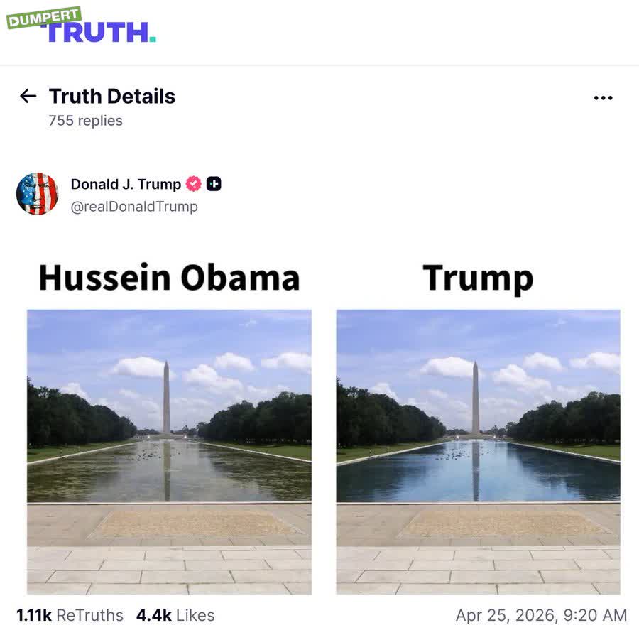 Trump trots op beleid