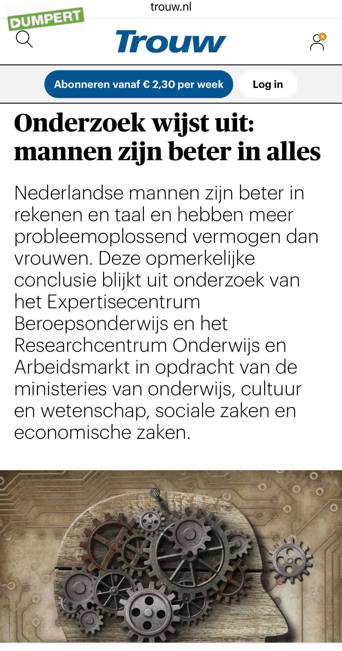 Het is bewezen