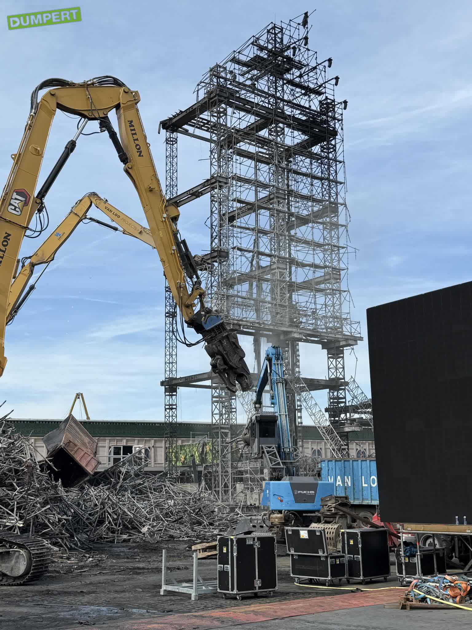 Er wordt hard gewerkt in Boom bij Tomorrowland