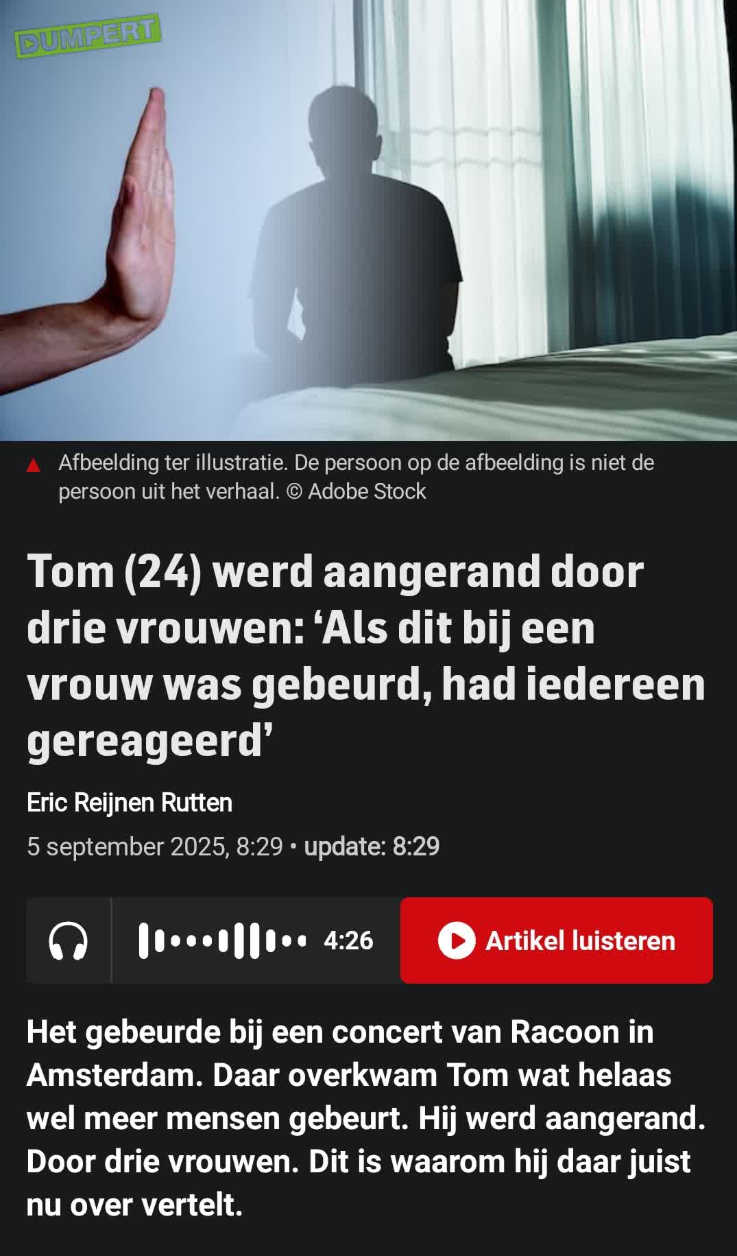 Geen idee wat een Racoon is, maar ik heb al kaartje gekocht.