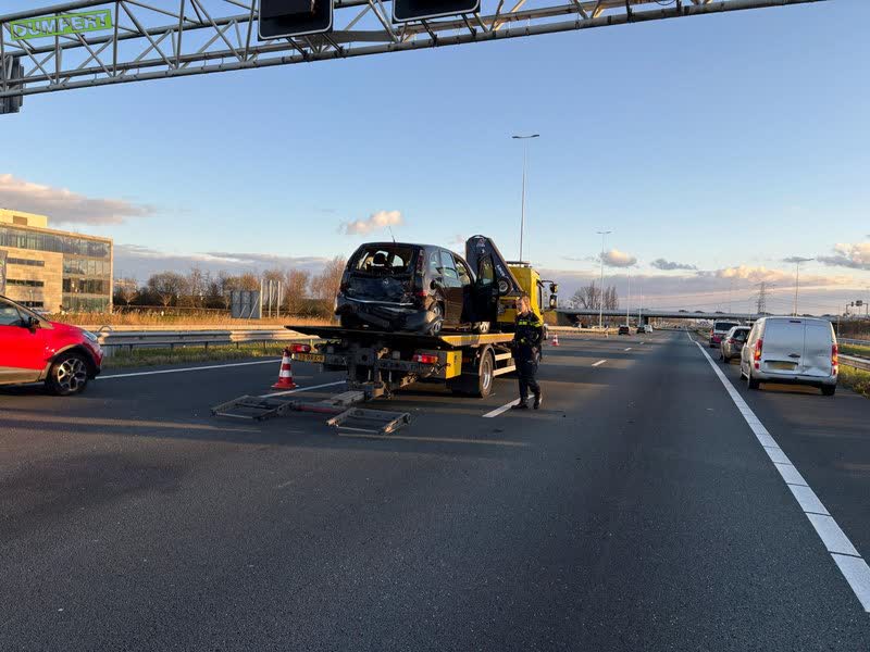 Dikke fik in Heinenoordtunnel