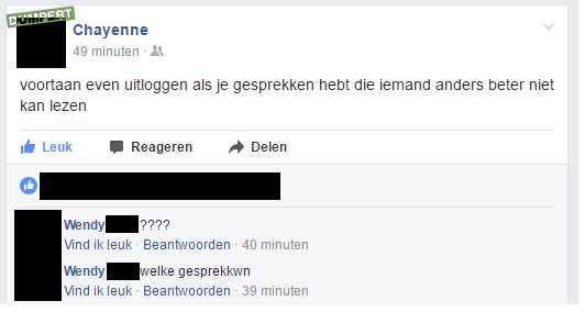 Tokkies onder elkaar