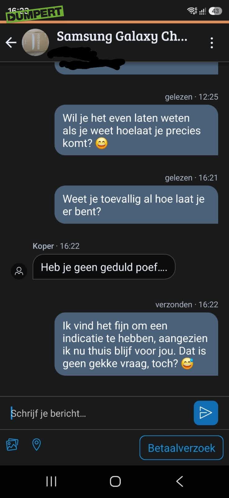 Marktplaats etiquette