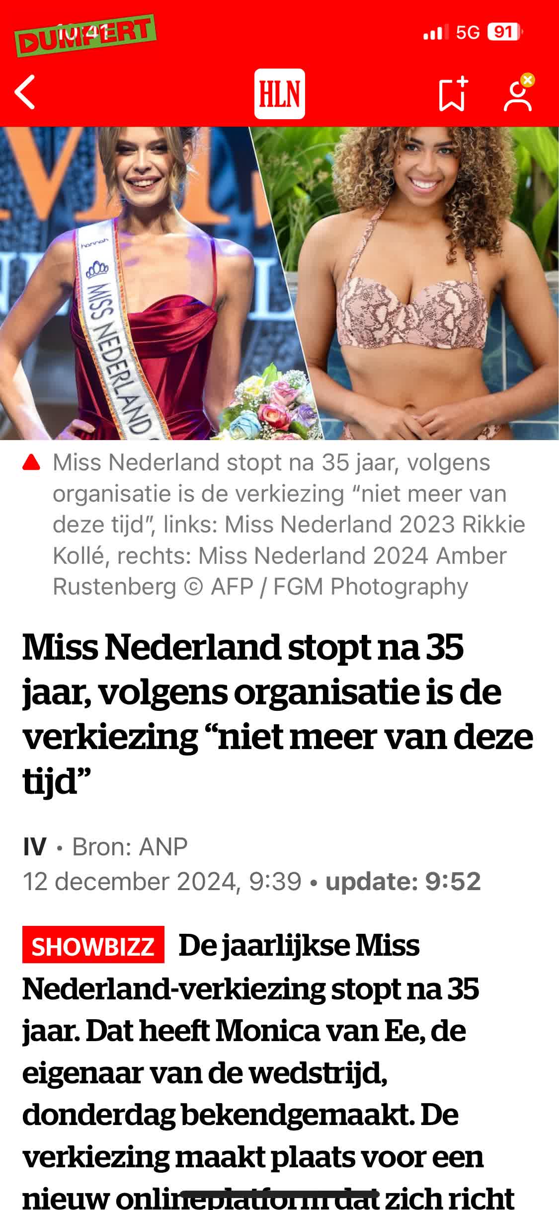 We zullen ze missen
