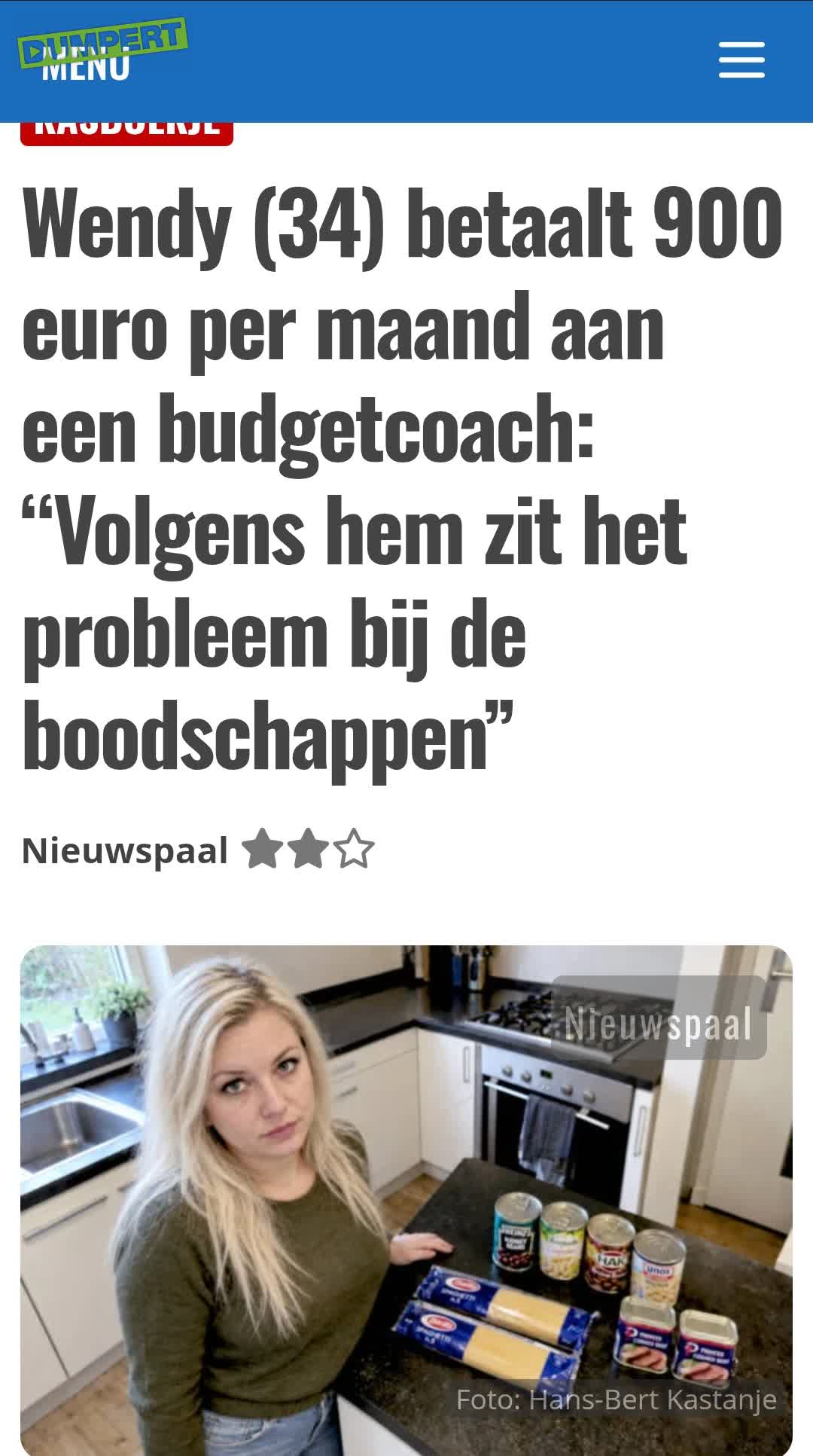 De ironie is duurder dan de boodschappen