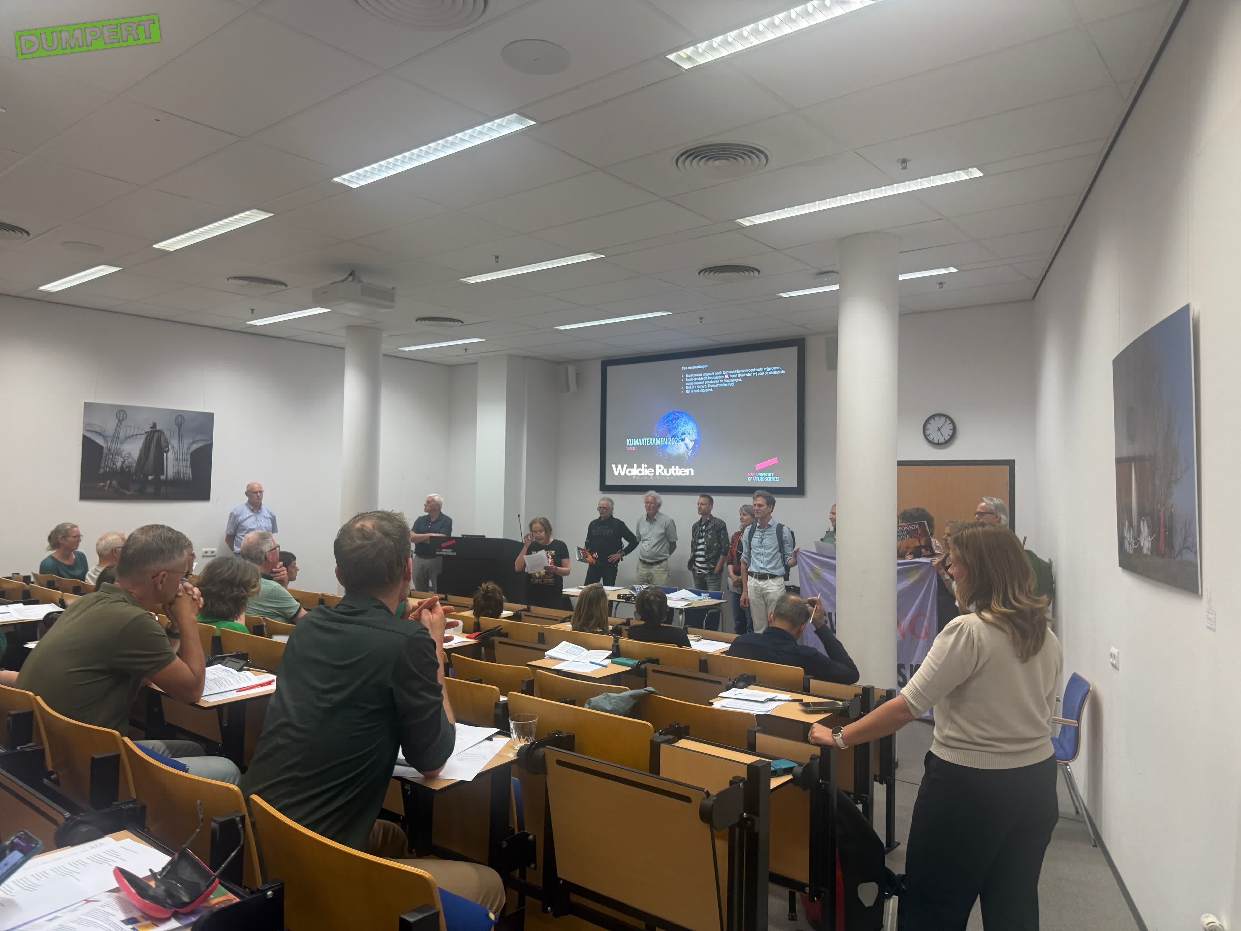 Extinction Rebellion verstoort klimaatexamen op HAN Nijmegen
