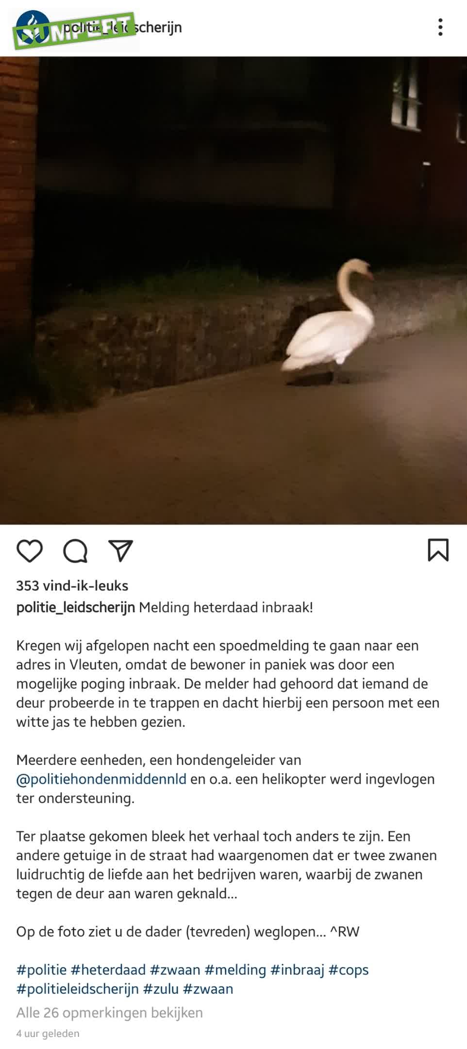 Heterdaadje in Vleuten