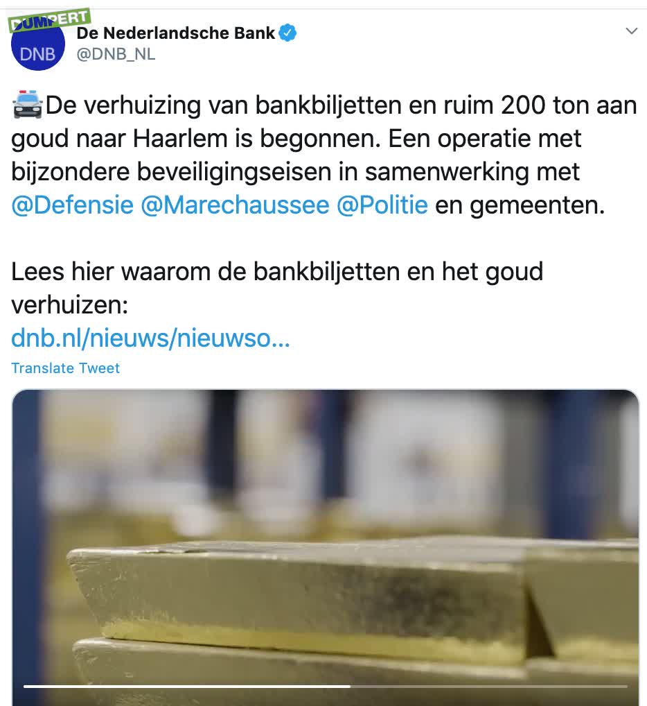 200 ton goud on the move