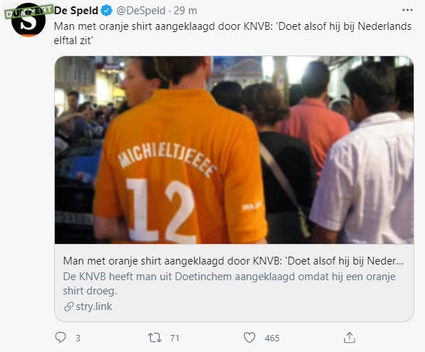 Re: KNVB Boos op Snollebollekes