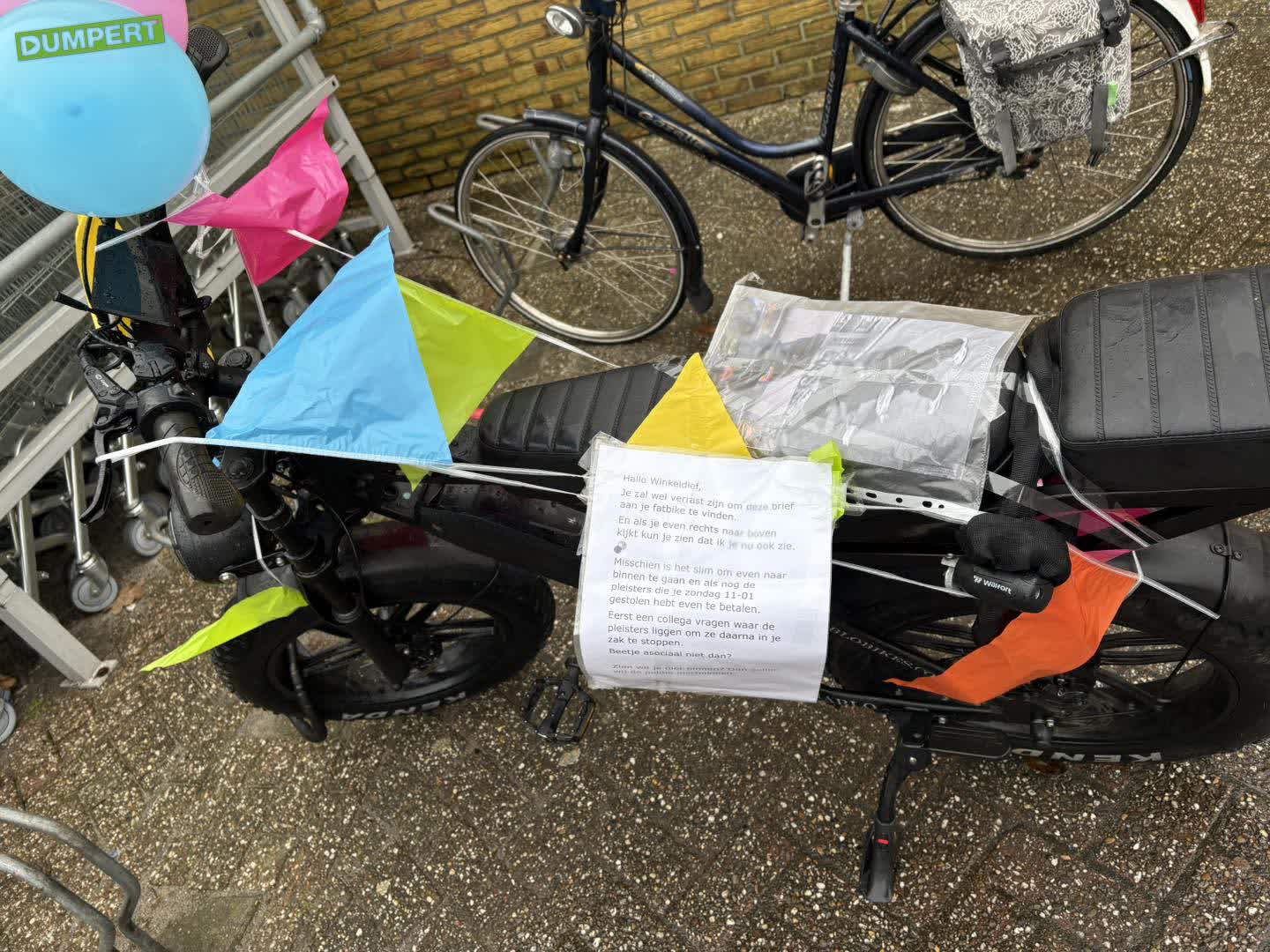 Plus pakt dief origineel terug