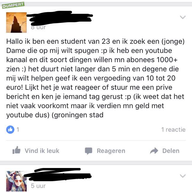 Even een verzoekje