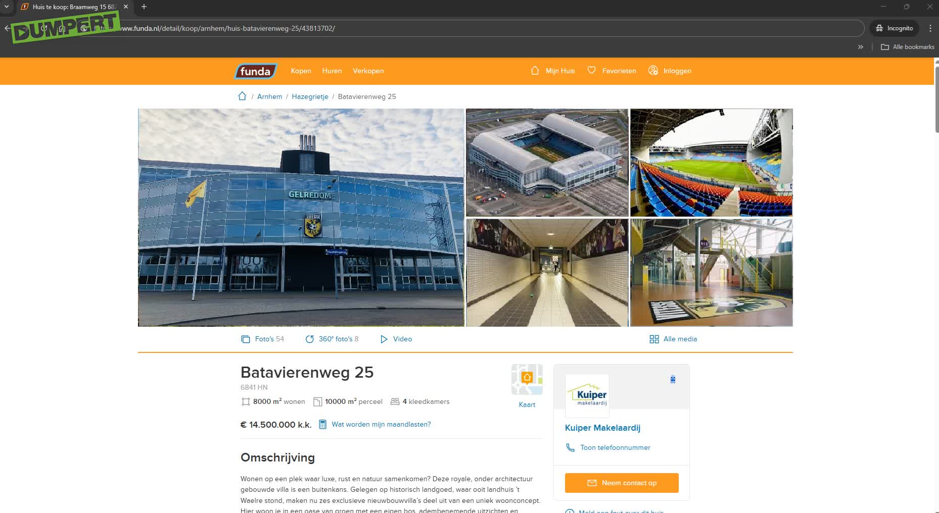 Mooie luxe ruimte te koop 