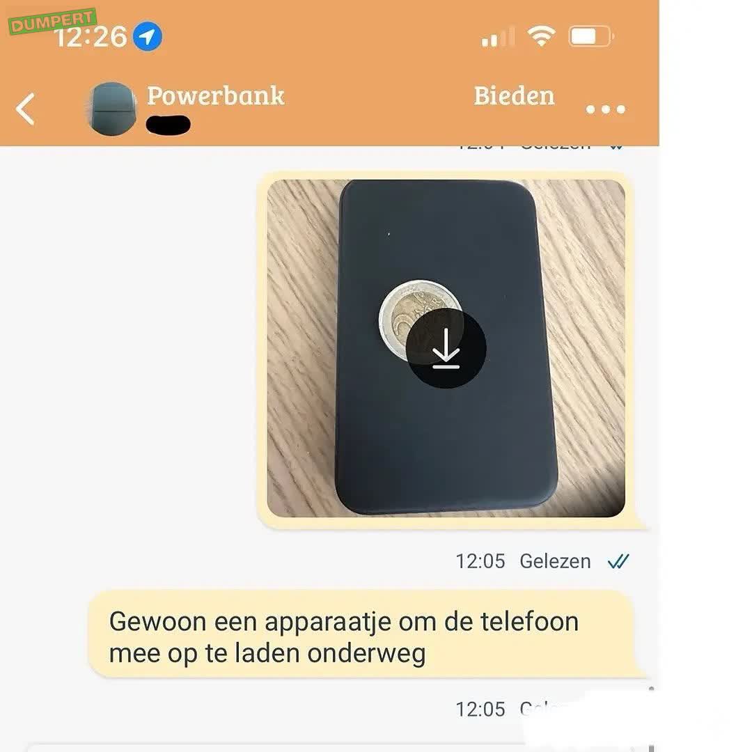 Een uh powerbank? 