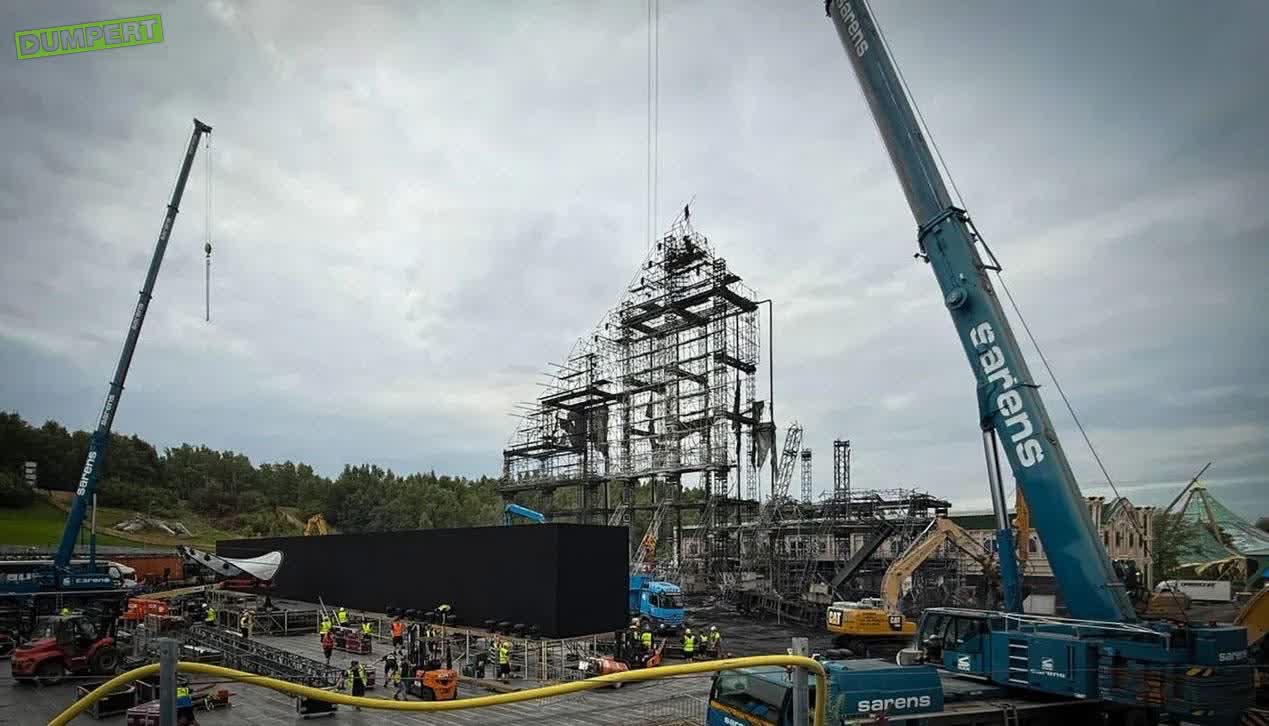 Er wordt hard gewerkt in Boom bij Tomorrowland