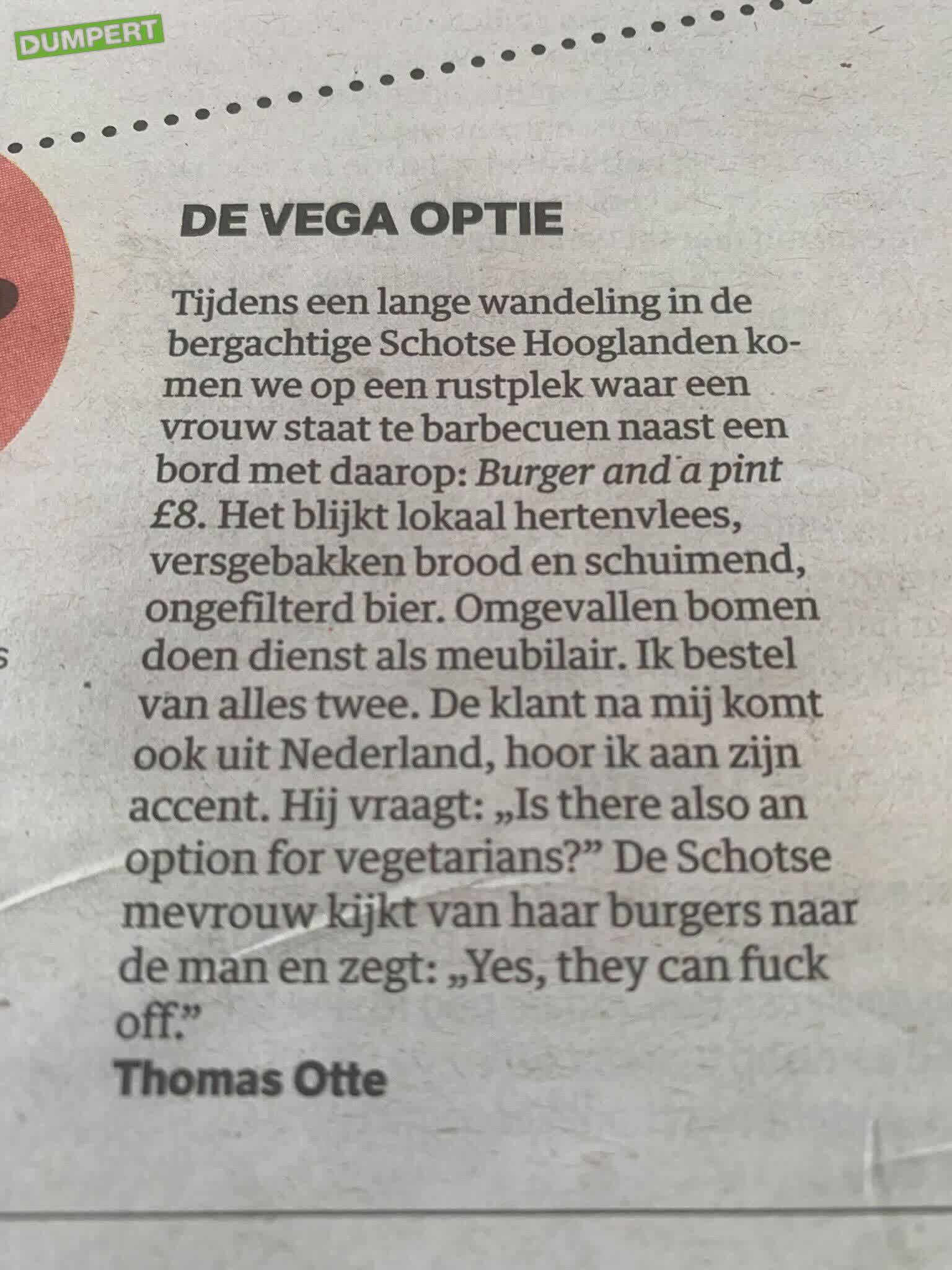Vega optie? 