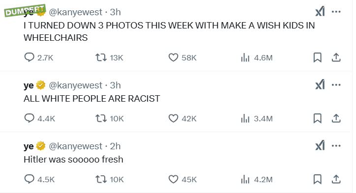 Hoe is het met Kanye? 