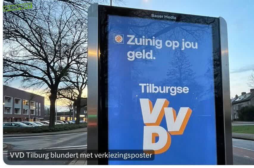 Verkiezingsposter Voutje, Dom