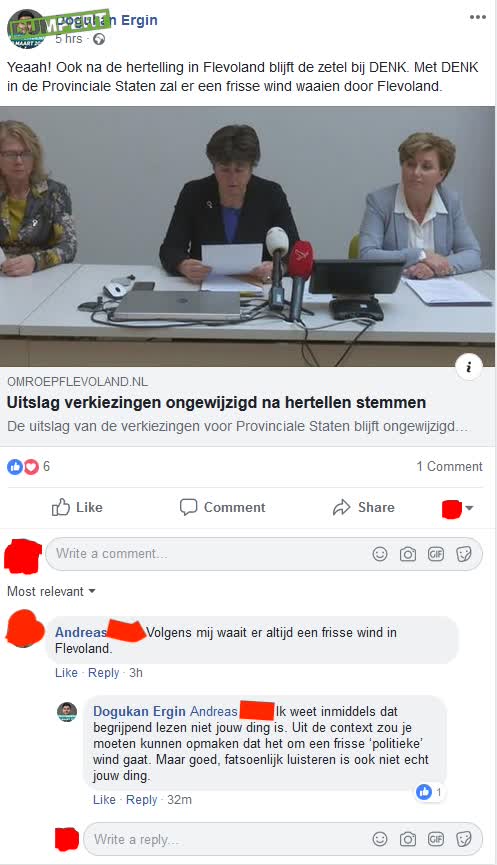 Denk maar niet dat je grappig bent