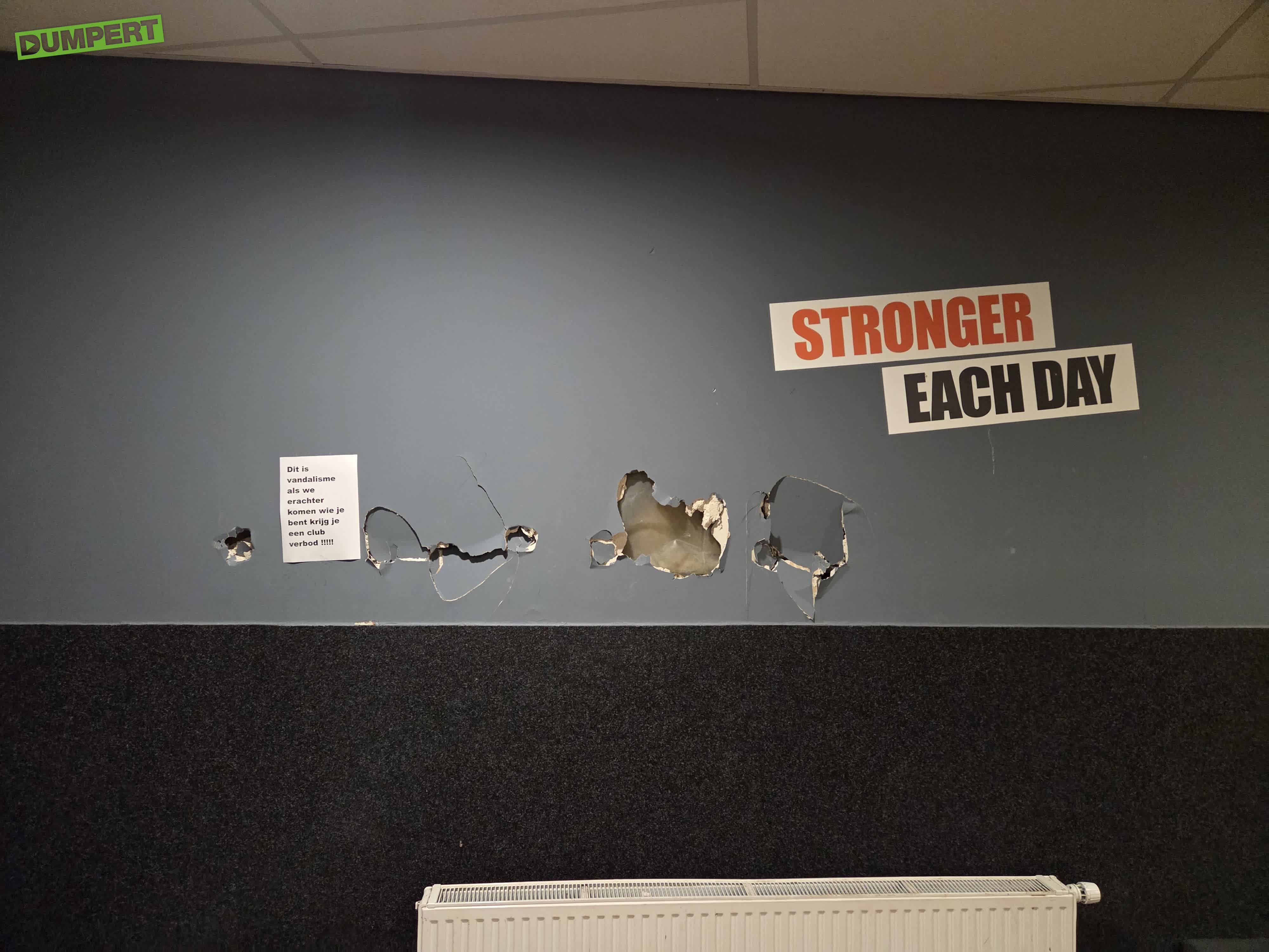 Gemiddelde Basic-Fit kleedkamer