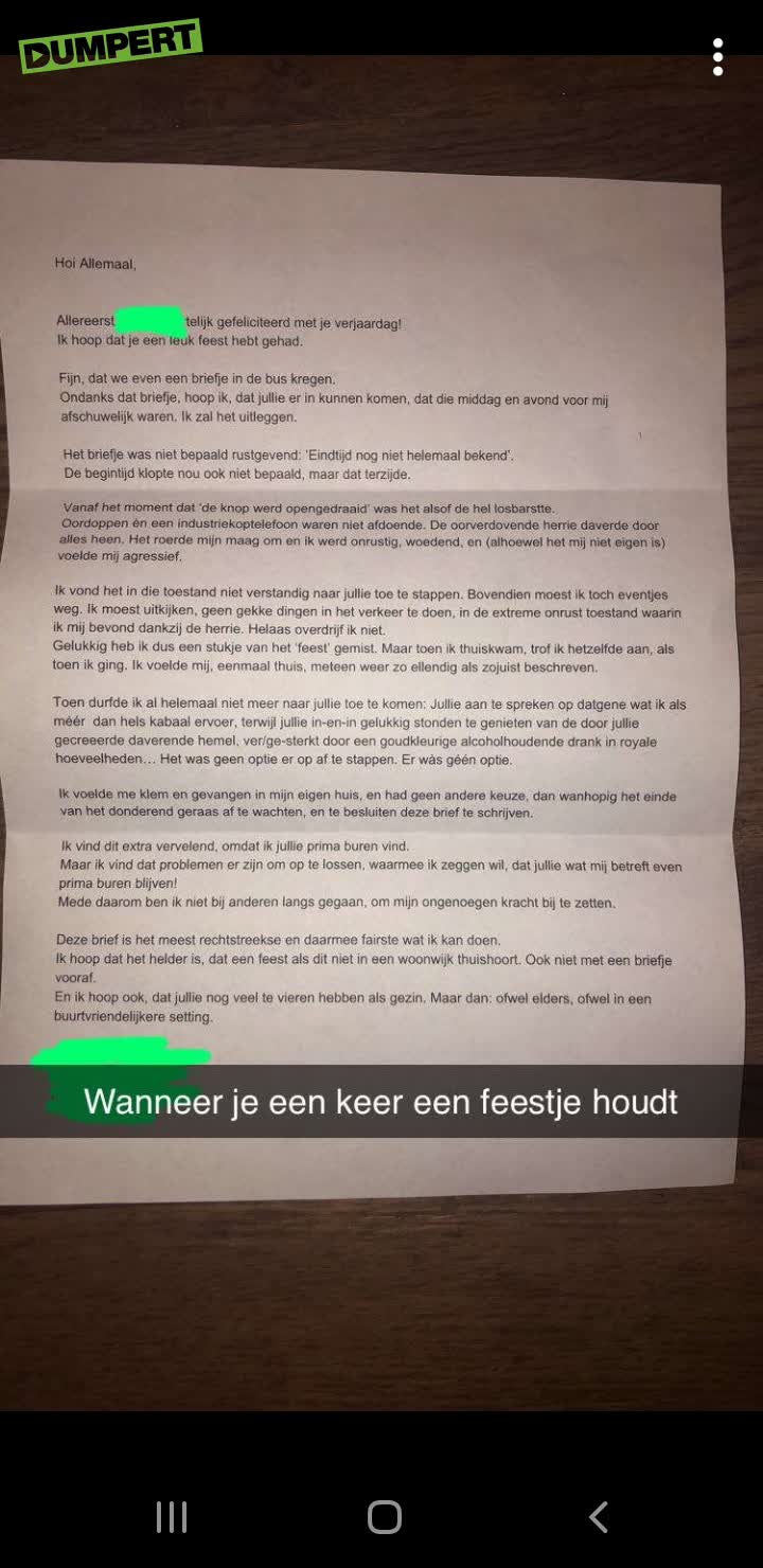 Ik geef ook een keer een feestje!
