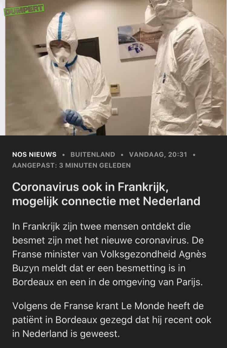 Coronavirus in Europa