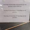Verder zijn we wel gewoon open! 